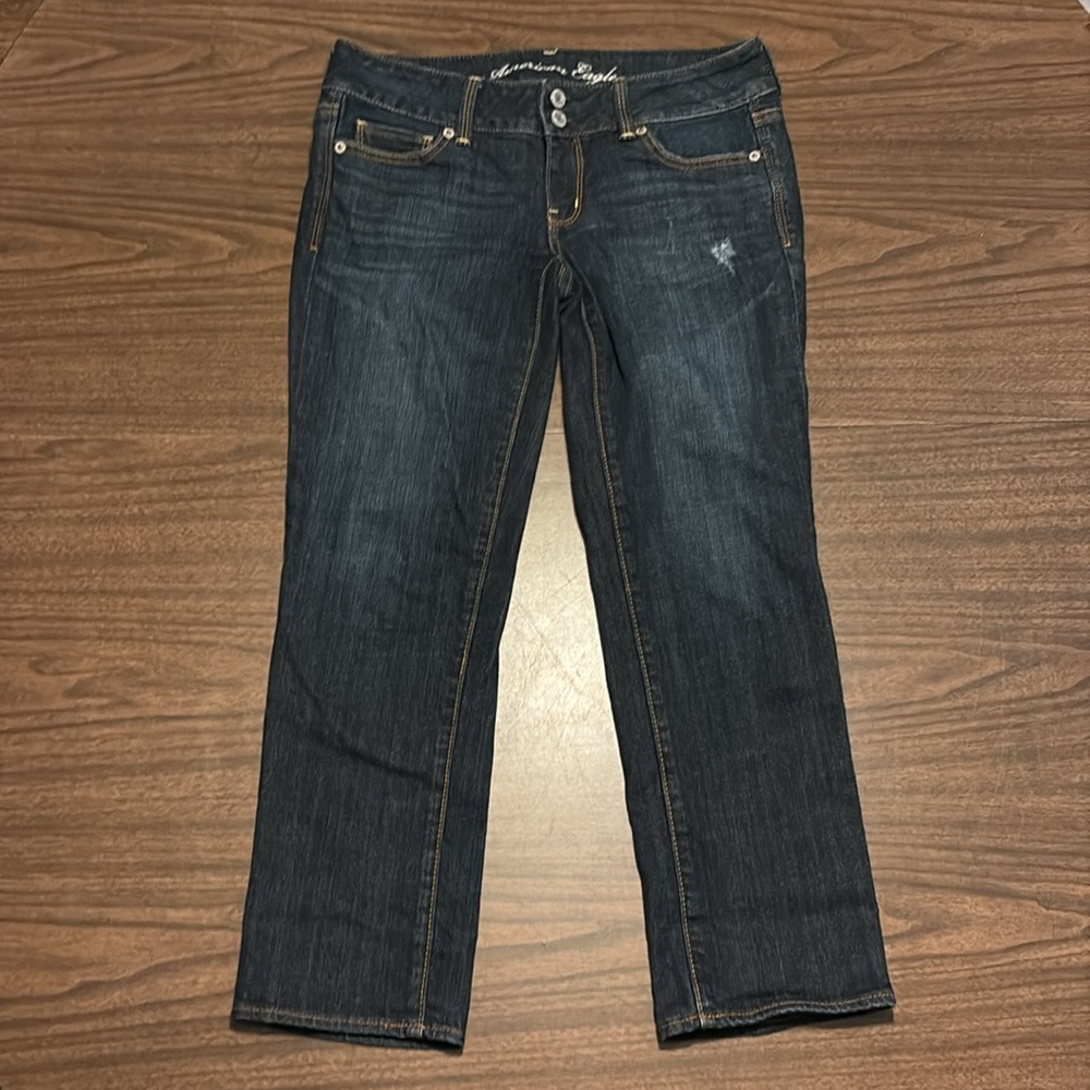 American Eagle AEO Stretch Size 4 Artist Denim Jeans
